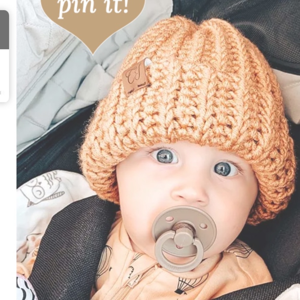 Hand Crafted Baby Crochet Winter Hat - Picture 6 of 9